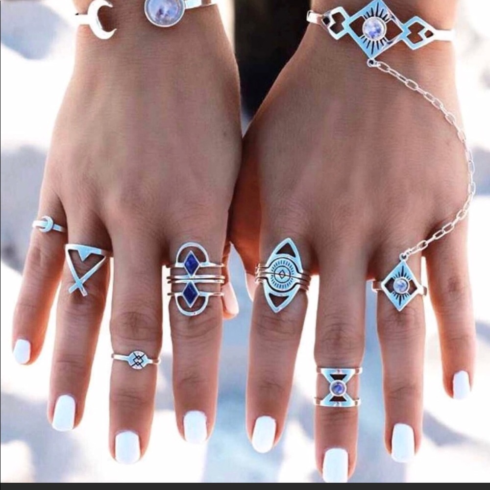 Boho Midi Rings